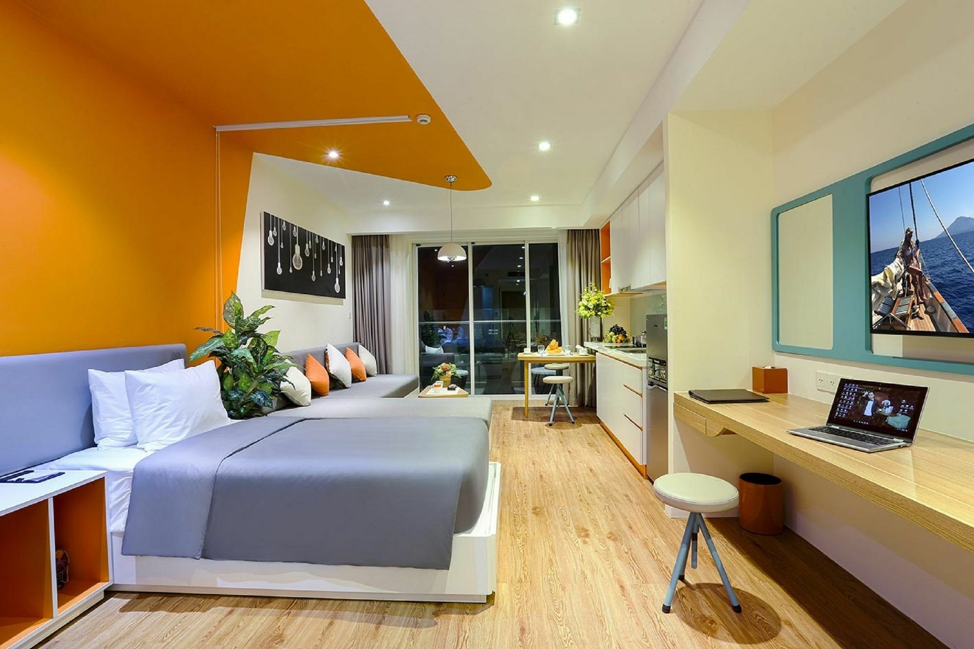 נה טראנג Atlantica Balcony Ocean View Serviced Apartment מראה חיצוני תמונה