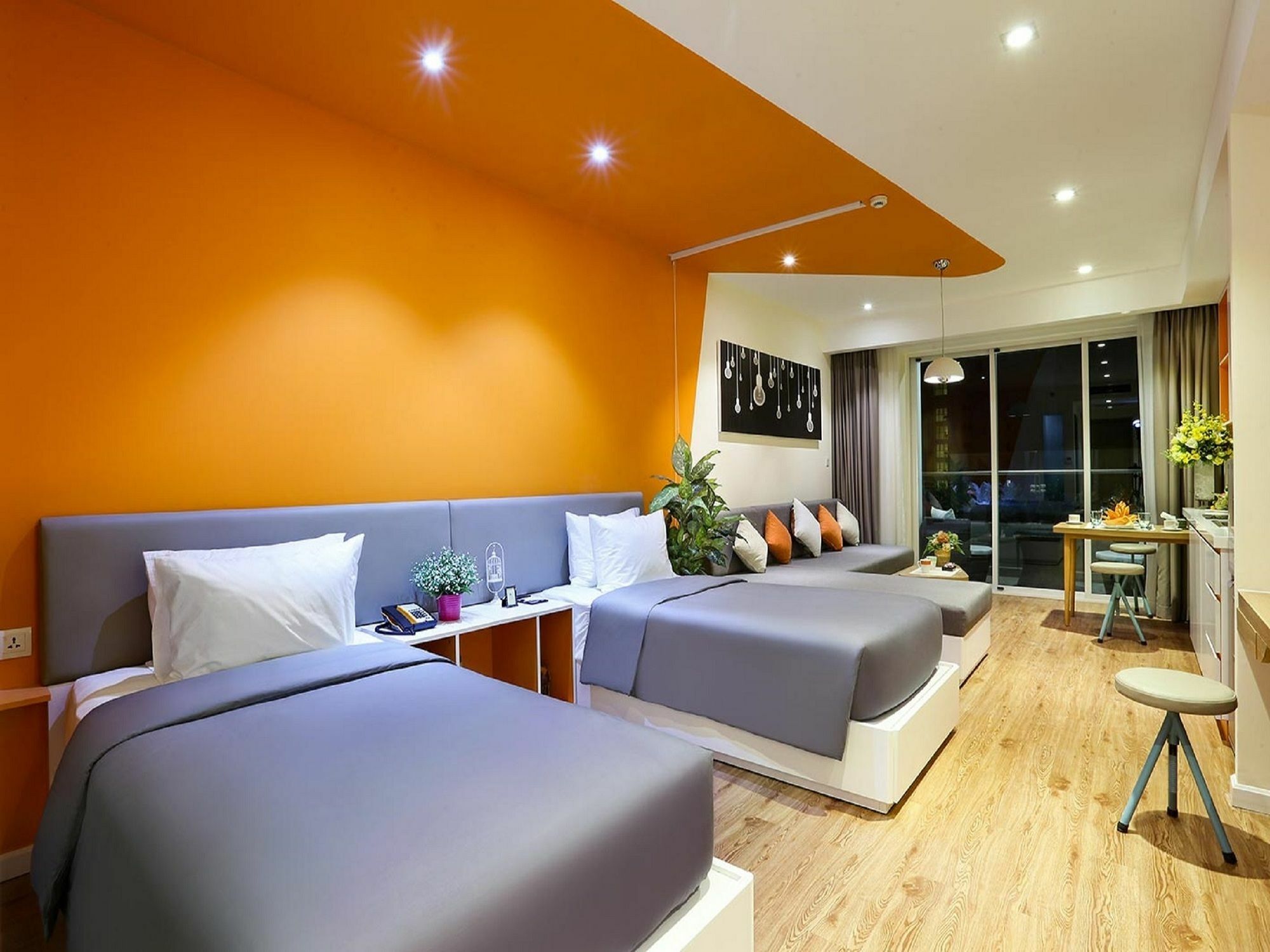 נה טראנג Atlantica Balcony Ocean View Serviced Apartment מראה חיצוני תמונה