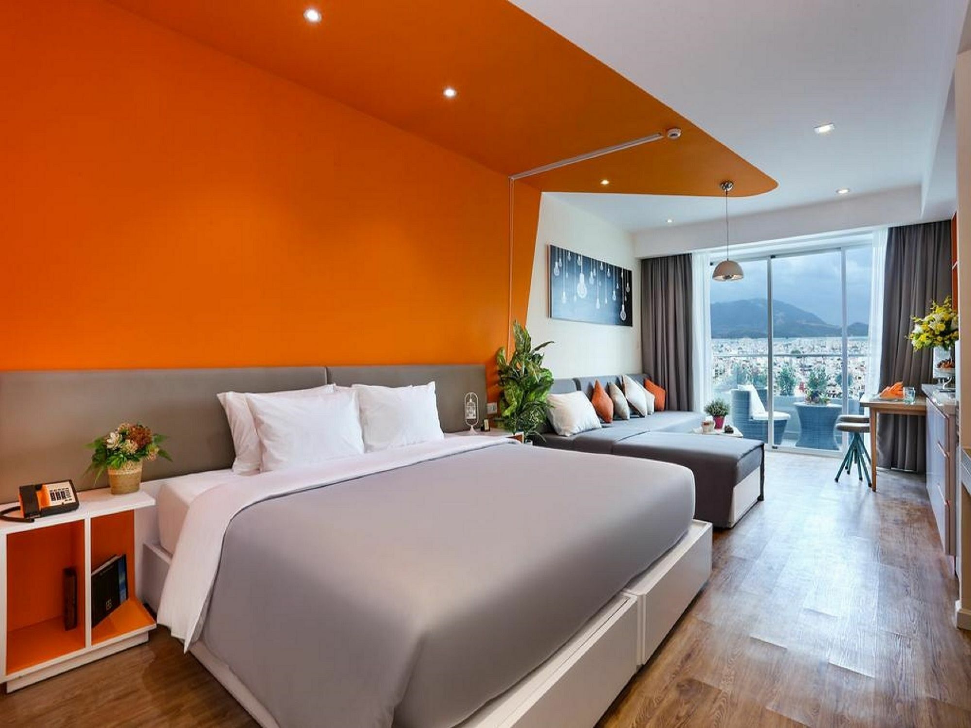 נה טראנג Atlantica Balcony Ocean View Serviced Apartment מראה חיצוני תמונה