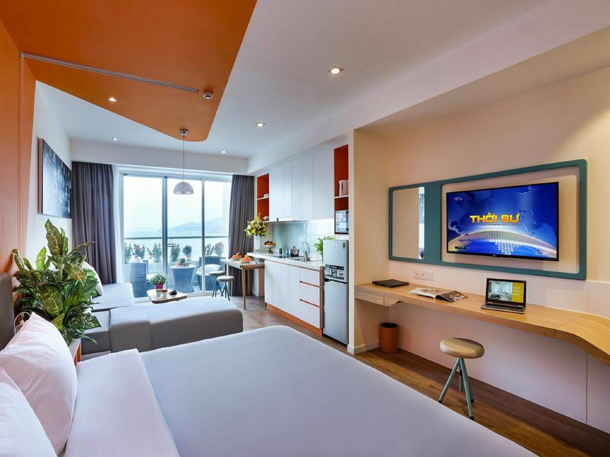 נה טראנג Atlantica Balcony Ocean View Serviced Apartment מראה חיצוני תמונה