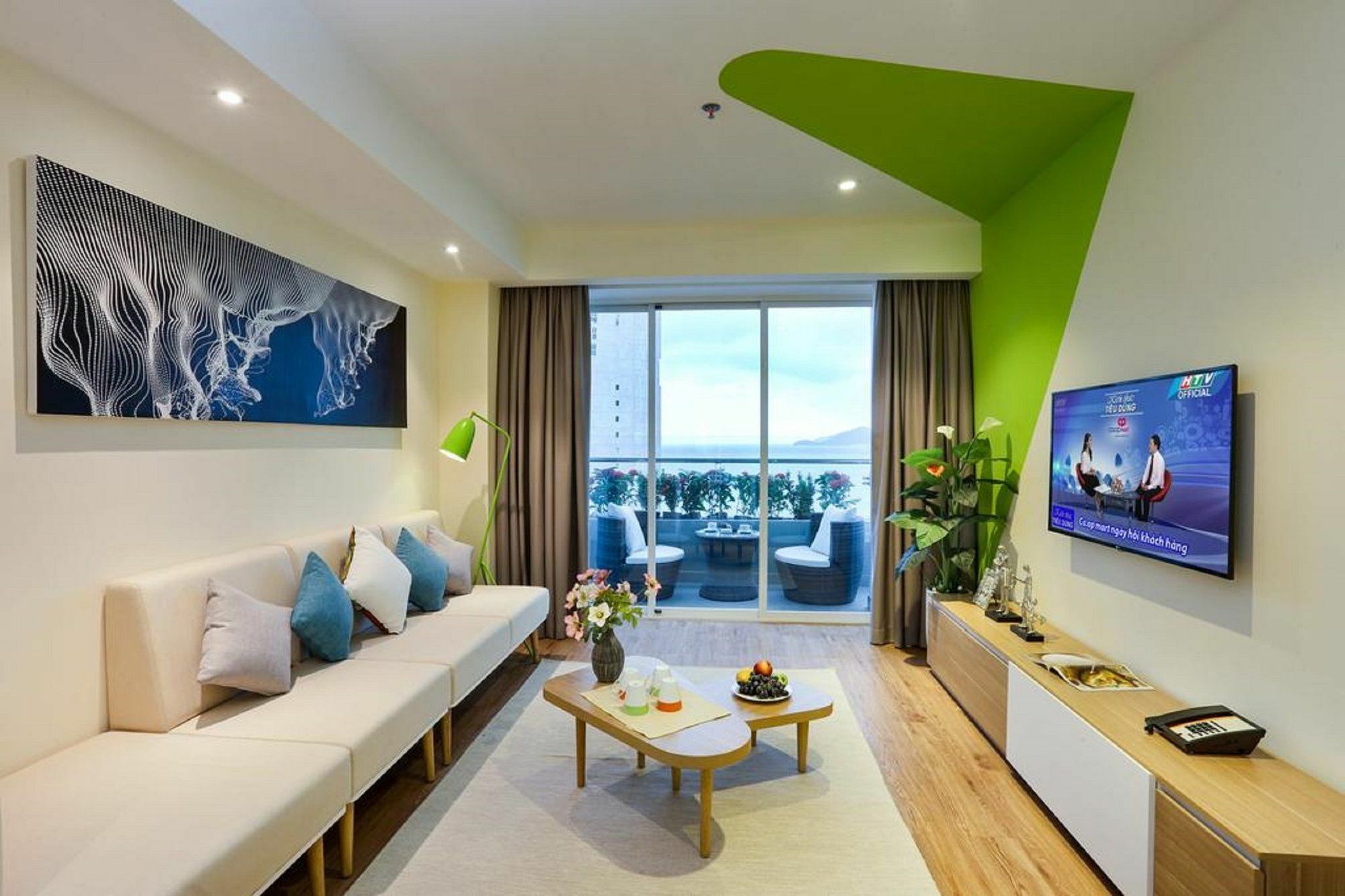 נה טראנג Atlantica Balcony Ocean View Serviced Apartment מראה חיצוני תמונה